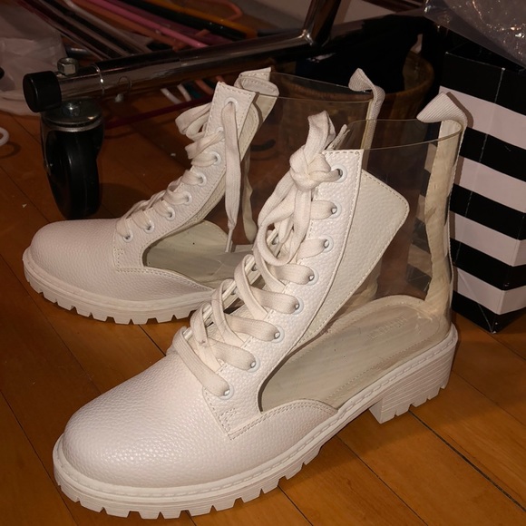 clear boots forever 21